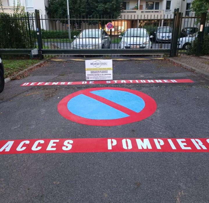 Marquage des zones de stationnement Île-de-France