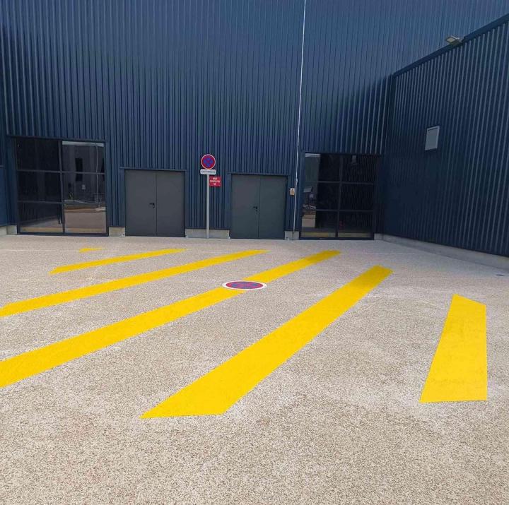 Marquage zébra routier Île-de-France